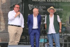 Clemens _Baumgärtner, Erich Lejeune, Paul Daiy (von li. nach re.), Munich Irish Nights am Rindermarkt in München 2022