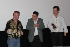 Martin Rutenberg, Günther Grauer, Mario Stuckenberger (von li. nach re.), Narrhalla - Der Film 4,0 in Museum Lichtspiele in München 2018