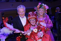 Günter Malescha (li.), Christine Lang (re.), Narrhalla Gala, Tanz der Marktweiber im Hotel Bayerischer Hof in München 2018