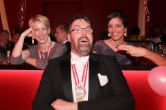 Katrin Habenschaden, André Hartmann, Kristina Frank (von li. nach re.), Narrhalla Soirée im Deutschen Theater in München 2020