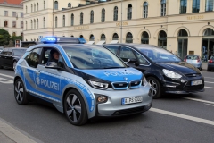 Neuer Streifenwagen - Elektroauto BMW i3