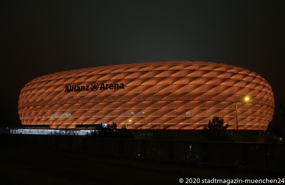 Allianz Arena, Orange the World , Internationaler Tag gegen Gewalt an Frauen in München 2020