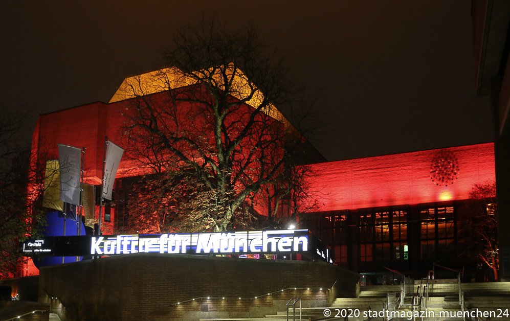 Gasteig, Orange the World , Internationaler Tag gegen Gewalt an Frauen in München 2020