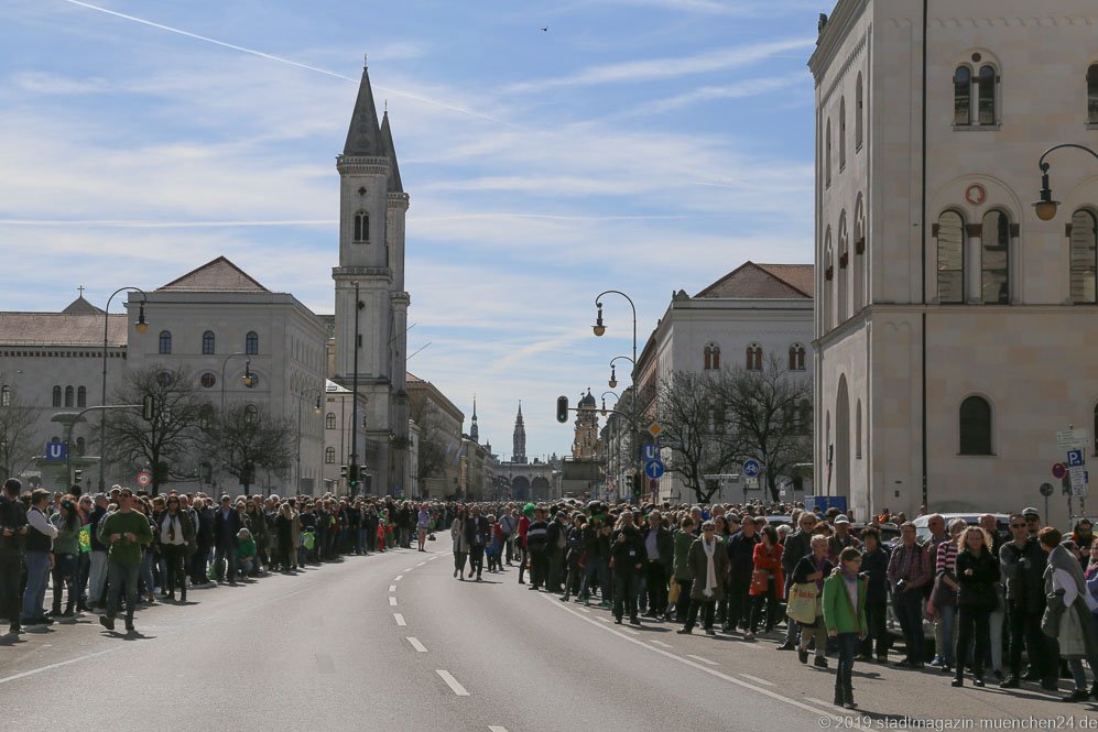 Parade St. Patricks Day in der Ludwigstraße in München 2019