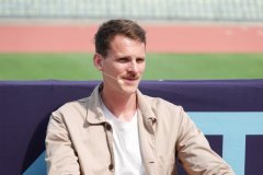 Thomas Marc Lembeck, Pressekonferenz noch100 Tage bis zu European Championships im Olympiastadion 2022