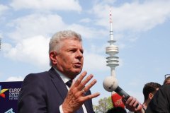 Dieter Reiter, Pressekonferenz noch100 Tage bis zu European Championships im Olympiastadion 2022