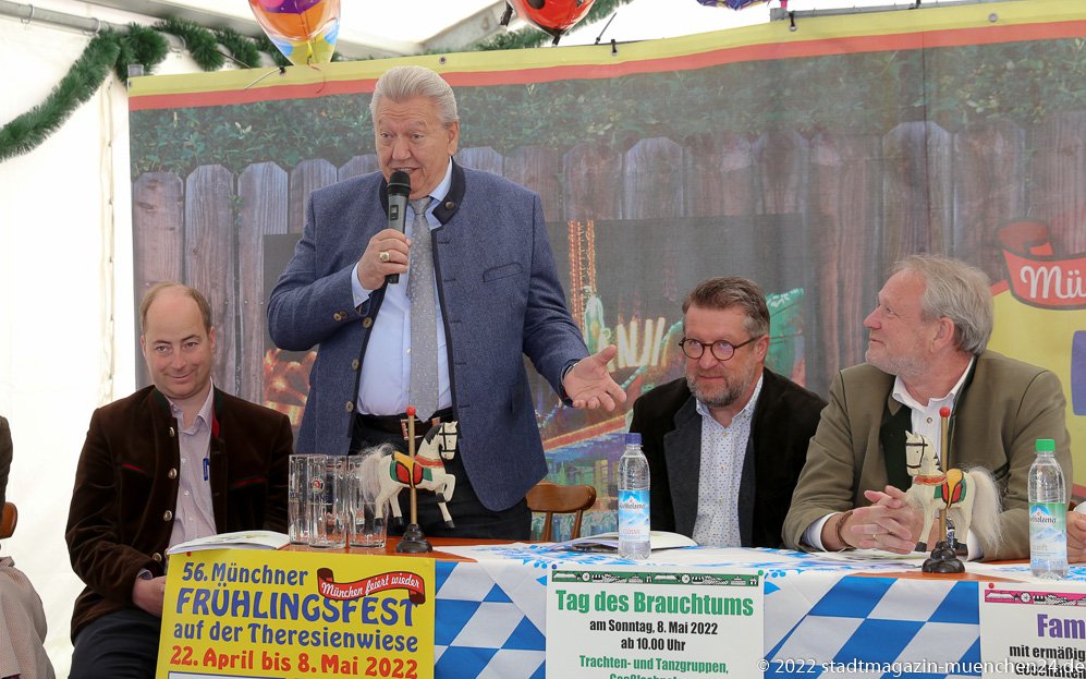 Heinrich Haas, Presserundgang Frühlingsfest auf der Theresienwiese 2022