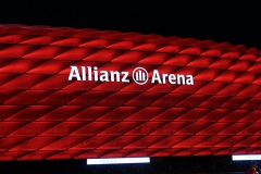 Pressekonferenz LED--Beleuchtung Allianz Arena