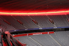 Pressekonferenz LED--Beleuchtung Allianz Arena