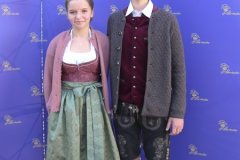 Kinderprinzenpaar Amelie I. und Leopold I., Proklamation der Narrhalla Prinzenpaare am Viktualienmarkt in München 2021