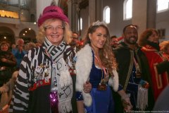 Christine Rygol, Razi I., Castro I, Erste Schunkelmesse mit Pfarrer Schiessler in St. Maximilian in München 2020