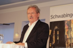 Christian Ude, Schwabinger Kunsttpreis im Casino der Stadtsparkasse München Ungererstraße 2019