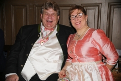 Hans und Regina Kolß, Sigi Sommer Taler für Günter Grünwald im Wirtshaus zum Schlachthof in München 2017