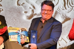 Helmut Schleich, Sigi Sommer Taler  Kunstpreis an Helmut Schleich im Wirtshaus im Schlachthof in München 2018