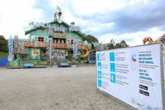 Lach-Freu-Haus, Sommer in der Stadt auf dem Tollwoodgelände im Olympiapark in München 2020