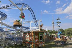 Achterbahn Heidi "The Coaster", Sommer in der Stadt auf dem Tollwoodgelände im Olympiapark in München 2020