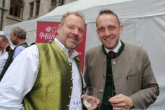 Andreas Maisberger und Alexander Egger (re.), Sommerfest der Innenstadtwirte im Rathaus Prunkhof in München 2023