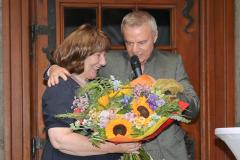 Petra Reiter und Gregor Lemke, Sommerfest der Innenstadtwirte im Rathaus Prunkhof in München 2023