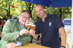 Bernhard Schindler und Stefan Hempel, Sommerfest im Hofbräukeller in München 2022