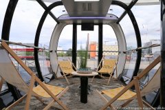 Sommerfest am Riesenrad Umadum mit Präsentation der neuen Beachgondeln im Werksviertel  in München 2022