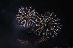 Feuerwerk beim Sommernachtstraum im Olympiapark in München 2019
