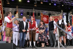 Handwerkerdorf am Odeonsplatz beim Stadtgründungsfest in München 2019