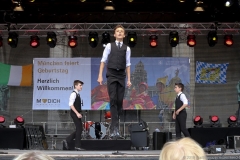 Tir na nog, Irish-Bayrisch am Handwerkerdorf am Odeonsplatz beim Stadtgründungsfest in München 2019