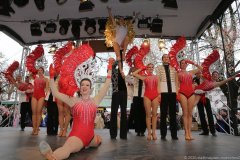 Narrhalla beim Tanz der Marktweiber am Viktualienmarkt in München 2020
