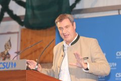 Dr. Markus Söder, CSU Veranstaltung auf der Truderinger Festwoche 2022