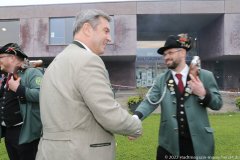 Truderinger Böllerschützen und Dr. Markujs Söder, CSU Veranstaltung auf der Truderinger Festwoche 2022