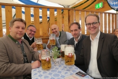 Jens Röver (li.), Klaus Peter Rupp (2. von li.) , Markus Rinderpacher (re.), Eröffnung Truderinger Festwoche an der Festwiese in München-Trudering 2019