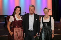Kristina Frank, Dieter Reiter, Katrin Habenschaden (von li. nach re.), Truderinger Ventil  "Auf der grünen Wiese" im Kulturzentrum Trudering 2020