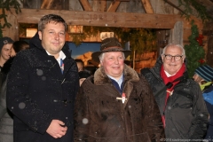 Jens Röver, Andy Miksch, Paul Schäfersküpper (von li. nach re.) Weihnachtsmarkt Haidhausen am Weißenburger Platz in München 2018