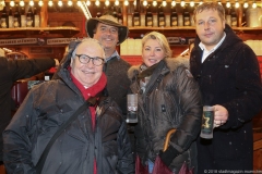 Paul Schäfersküpper, Andreas Miksch, Christine Dräger, Jens Röver (von li. nach re.), Weihnachtsmarkt Haidhausen am Weißenburger Platz in München 2018