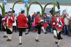 Schäfflertanz am Winterfest im Hofbräukeller in München  2019