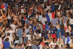 Public Viewing  WM Finale Frankreich - Kroatien am Nockherberg in München 2018