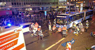 Linienbus Oktoberfest Verkehrsunfall