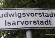 Ludwigsvorstadt-Isarvorstadt Stadtteilschild