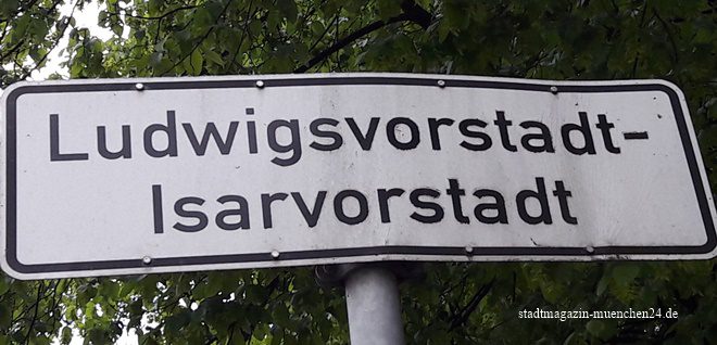 Ludwigsvorstadt-Isarvorstadt Stadtteilschild