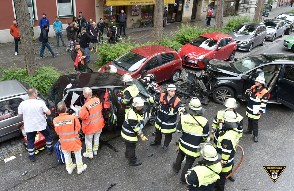 Verkehrsunfall Lindwurmstraße