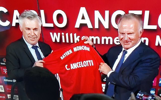 Carlo Ancelotti Vorstellung FC Bayern München 