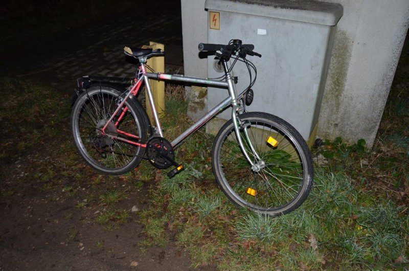 Fahrrad eines Opfers eines Bahnunfalles in der Lerchenau München Quelle Foto Polizei München