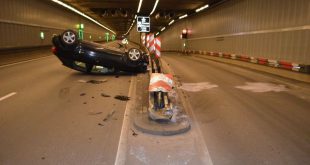 Verkehrsunfall Richard-Strauss-Tunnel München Quelle Foto Polizei München