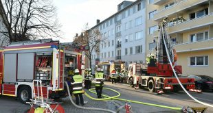 Wohnungsbrand in der Schellingstraße in München Schwabing mit einer toten Frau Quelle Foto Feuerwehr München