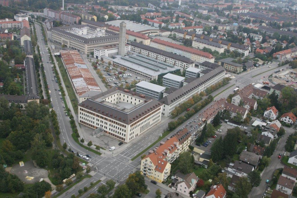 Luftbild ehemalige McGraw-Kaserne Quelle Foto Polizei Bayern