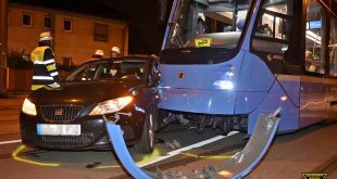 Verkehrsunfall mit Tram in München-Nymphenburg Quelle Foto Feuerwehr München