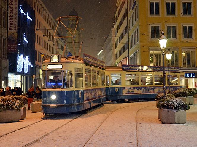 Christkindl Tram München Quelle Foto: SWM/MVG