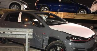 Diebstahlversuch eines fsbrikneuen Golf GTI von Autozug in München Milbertshofen Quelle Foto Bundespolizei