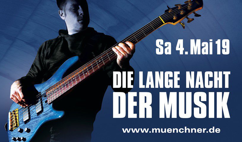 Plakatmotiv Lange Nacht der Musik München 2019