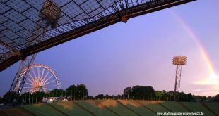 Olympiapark München impark Sommerfest Riesenrad Regenbogen